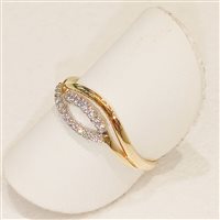 Anello Vidali Gioielli Donna in Oro giallo Zircone ANOR-17-34 - ANOR-17-34